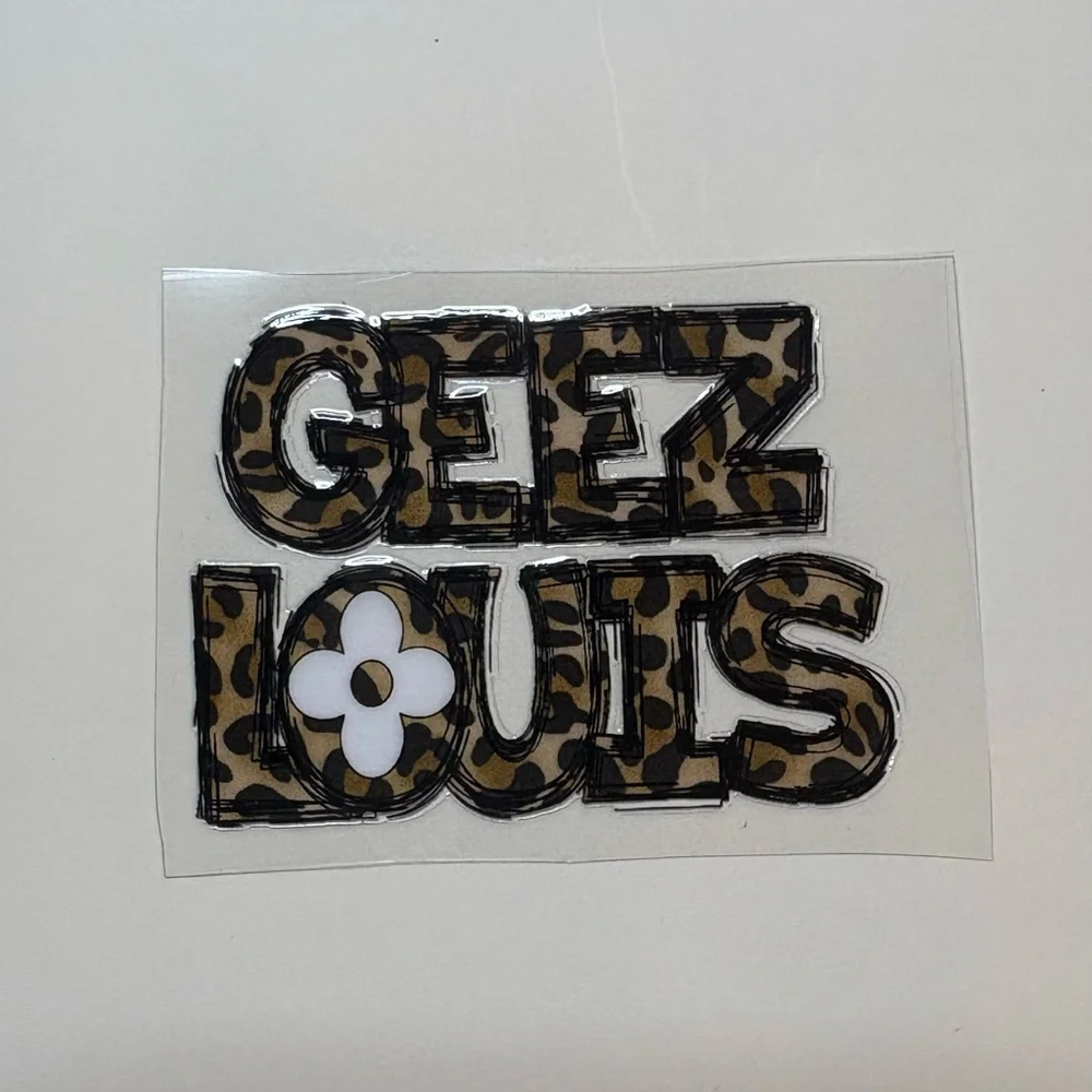 UV-DTF Sticker for Cell Phones - Black
